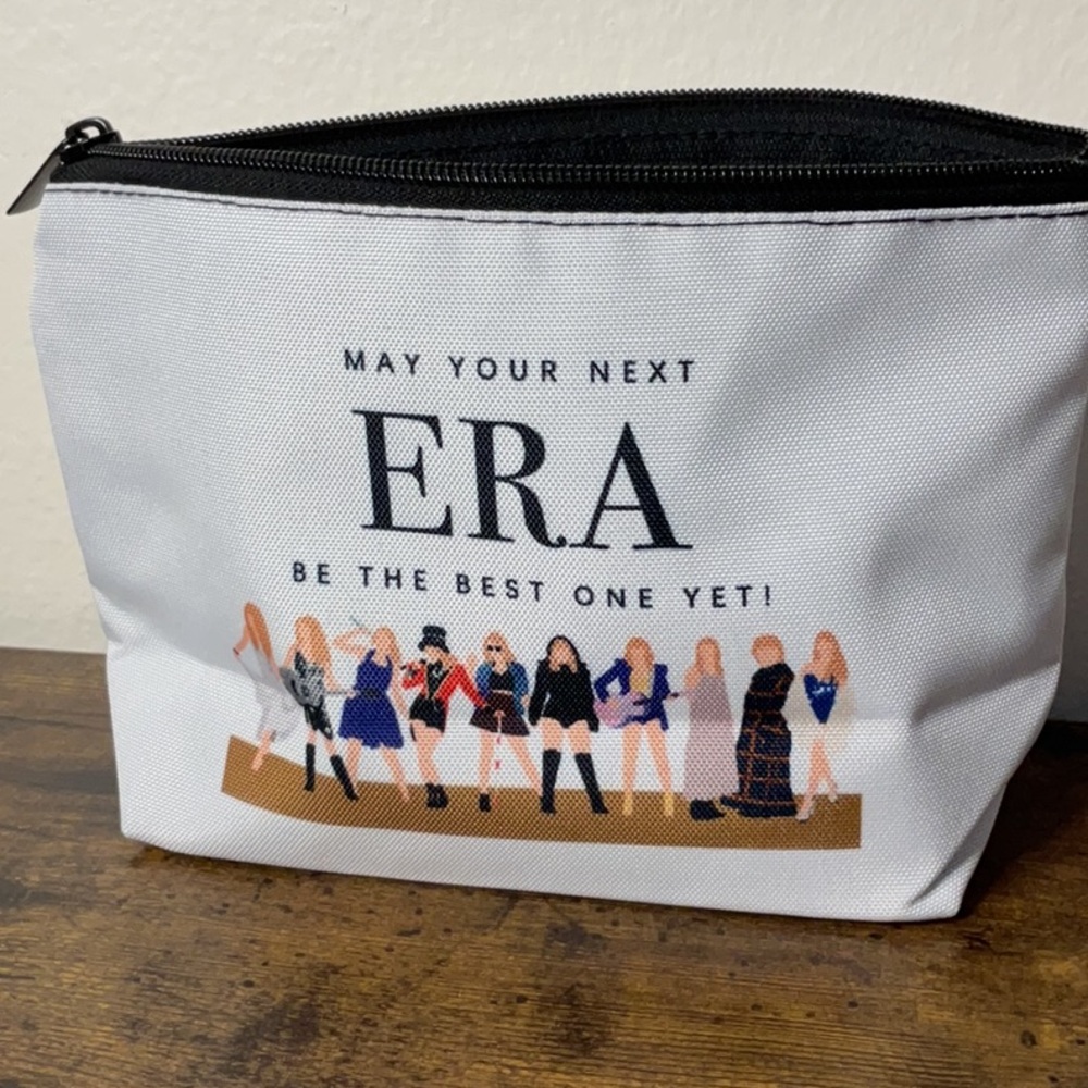 Taylor Swift makeup travel bag “ may your next era be the best one yet!”